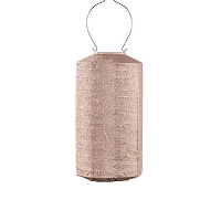 Lumiz Solar Lampion Paisley Cylinder   Solar Tuinverlichting   18 cm   Roze