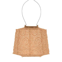 LUMIZ Solar Lampion Paisley Lamp   20 cm   Abrikoos