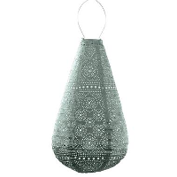 LUMIZ Solar Lampion Spectare Drop   28 cm   Sage Green