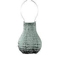 LUMIZ Solar Lampion Topaze Bulb   16 cm   Sage Groen
