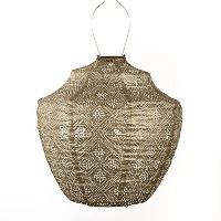 LUMIZ Solar Lampion Topaze Crown   40 cm   Goud