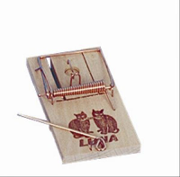 Luna Houten Muizenval Kaart 2 Pcs