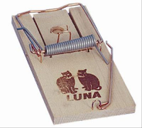 Luna Houten Rattenval 16,5x8,5x1 Cm