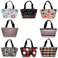 Lunch Box Picnic Dining Shopping Travel Tote Bag Purse Zipper Handbag