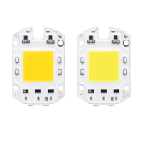 LUSTREON AC110V / 220 V 30 W 40 W 50 W Wit / Warm Wit COB LED Chip 60 * 40mm voor DIY Schijnwerper