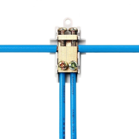 LUSTREON ZK T1 T type draadklemsplitter High power connector 6 platte draadklemmenblok 1 punt 2 driewegconnector