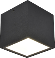 Lutec GEMINI 6939412011639 LED buitenlamp (wand) 20 W Zwart