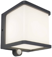 Lutec DOBLO 6939412012384 Tuinlamp op zonne energie 7.5 W Neutraalwit Antraciet