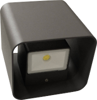 Lutec Dodd AL5005 GR SMD LED buitenlamp (wand) 7.5 W Antraciet
