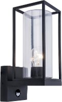 Lutec Flair 5288802012 Buitenlamp met bewegingsmelder (wand) LED E27 40 W Antraciet