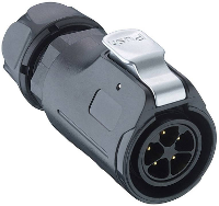 Lutronic 0252 04 Ronde connector Stekker, recht Totaal aantal polen: 4 1 stuk(s)
