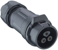 Lutronic 0261 02 Ronde connector Koppeling, recht Totaal aantal polen: 2 1 stuk(s)