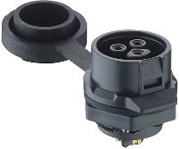 Lutronic 0271 04 Ronde connector Koppeling, inbouw Totaal aantal polen: 4 1 stuk(s)