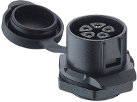 Lutronic 0272 04 Ronde connector Koppeling, inbouw Totaal aantal polen: 4 1 stuk(s)