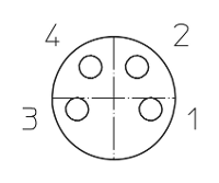 Lutronic 1049 Sensor/actuator connector, geassembleerd M8 Aantal polen (sensoren): 4 Koppeling, haaks 2.00 M 1 stuk(s)