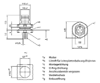 Lutronic 1224 Sensor/actuator inbouwconnector M8 Aantal polen (sensoren): 3 Stekker, inbouw 1 stuk(s)