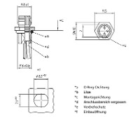 Lutronic 1227 Sensor/actuator inbouwconnector M8 Aantal polen (sensoren): 4 Stekker, inbouw 0.50 M 1 stuk(s)