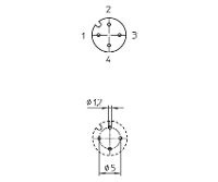 Lutronic 1228 Sensor/actuator inbouwconnector M12 Aantal polen (sensoren): 4 Bus, inbouw 1 stuk(s)