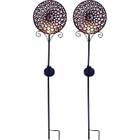 Solar Grondspies Tuinlamp   Mandala   2 stuks