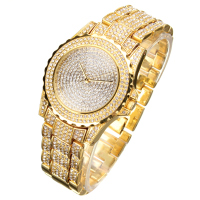 Luxury Women Watches Stainless Steel Band Crystal Fashion Quartz Wrist Watch
