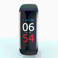 Lynwo M2s Pro Blood Oxygen Pressure Heart Rate Monitor Pedometer Smart Bracelet For Iphone Samsung