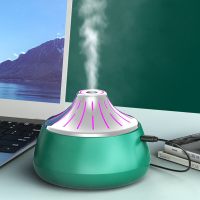 X9 Mini USB luchtbevochtiger met Colorful lichten 2W 2gear 200ml capaciteit 35 40ml / u Laag geluidsniveau voor thuiskan