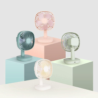 YS2911 Tafelventilator Mini Draagbare USB Oplaadventilator Laag Geluid Duurzaam Leven Natuurlijke Wind Lichtgewicht Vent