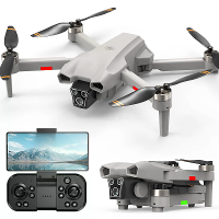 LYZRC L107 PRO WiFi FPV met elektrische afstelling HD dubbele camera optische stroming positionering borstelloze opvouwb