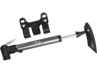 M Wave 470314 Double Shot Luchtpomp Zilver, Zwart