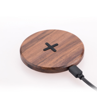 M02 Wood 10w Qi Wireless Charging Pad Charger For Iphone Samsung Xiaomi