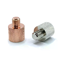M10 naar 3/8 Adapter Vernikkelde Koper Connector Compatibel met JPC12 Korte Golf Antenne Accessoires voor Optimale Verbi