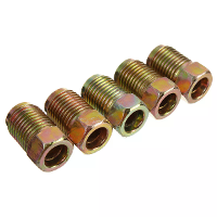 M10 x 1mm Mannelijke metrische korte remleiding schroefmoeren voor 3/16'' metrische remleidingen