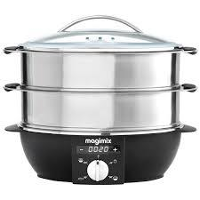 Magimix 11581e Stoomkoker Luxe 2 Inox Kommen 5,5l, 1900w, 4 Pgm, Inox