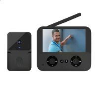 M16 Visuele Deurbel 4,3 Inch IPS Display HD Camera Infrarood Nachtzicht Draadloze Bidirectionele Intercom Lange Batterij