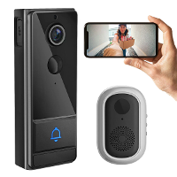 M19 Tuya Smart Video Deurbel 1080P HD WiFi Draadloze Deur Camera 120° Groothoek Nachtzicht 2 Weg Audio Smart Life APP Af