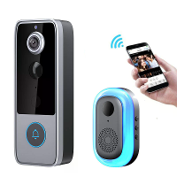 M21 1080P HD Tuya WiFi Videodeurbellen Intelligente Nachtzicht 155° Brede Kijkhoek 2 weg Audio IP65 Waterdicht 4000mAh B