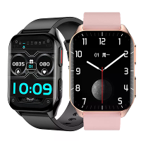M3 1,95 inch HD scherm ECG AI spraakassistent bluetooth oproep hartslag bloeddruk bloedzuurstof bloedglucosemonitor slaa