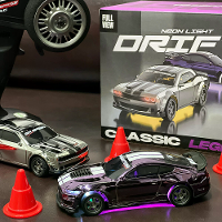 M4 M5 1/43 2.4G 4WD Drift RC Auto Mini Race LED Licht Radio Besturing Hoge Snelheid Motor On Road Racing Proportionele B