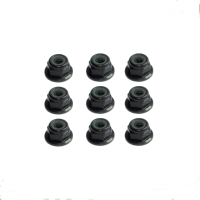 M5 6.0Mm High Cw Thread Ccw Thread White Black Screw Nuts