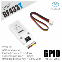 M5Stack RF433T Draadloze Radiofrequentiezender SYN115 Radiofrequentie Afstandsbediening Automatiseringsmodule