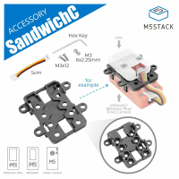 M5Stack SandwichC M5StickC/C Plus en Unit Series Fysieke verbindingscomponent
