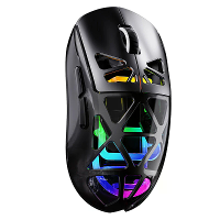 M7 Tri mode Hollow Gaming muis met RGB licht, 800 3600DPI, 500mAh Type C oplaadbare draadloze E sports punk gamer muizen