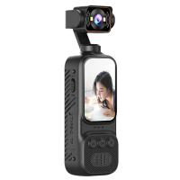 M7 WiFi Handheld Video Camera 2 inch HD Display Mini DV Video Recorder with Rotatable Lens Type C for Sport Outdoor Ridi
