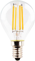 MÃ¼ller Licht LED Energielabel A++ (A++   E) E14 Kogel 4 W = 40 W Warmwit (Ã x l) 45 mm x 74 mm Filament / Retro LED 1 stuks
