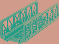 MÃ¤rklin 07262 H0 vakwerkbrug MÃ¤rklin K spoor