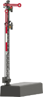 Märklin 70414 H0 Vormsein 2 armig, Mast Hoofdsein Kant en klaar model