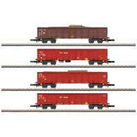 Märklin 82542 Z 4 delige set hoogborderwagens Schrotttrein van de DB AG
