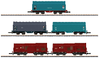 Märklin 86358 Z set van 5 goederenwagens van de SNCB