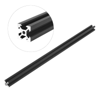 100 1000 Mm zwart 2020 V sleufprofielen aluminium profiel extrusieframe voor CNC