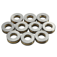 Machifit 10pcs F6 14m 6x14x5mm Axial Ball Thrust Bearing 6 X 14 X 5mm